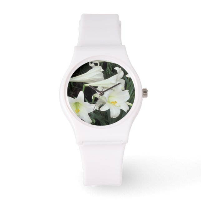 Easter Lily (Lilium regale) Watch (Front)
