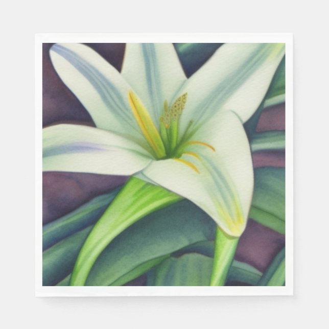 Easter Lily Napkin (Front)