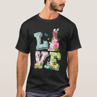 Easter Love Costume Pitbull Dog Puppy T-Shirt