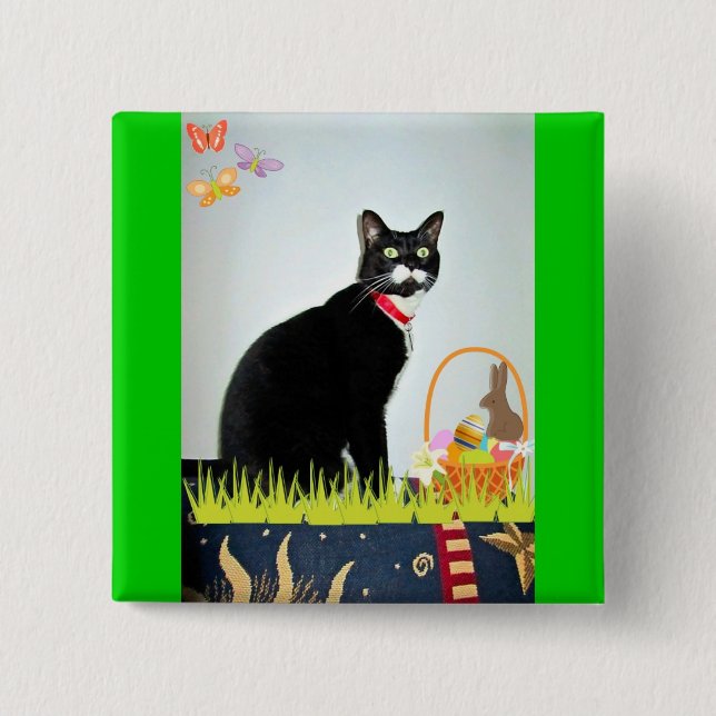 Easter Lucy 15 Cm Square Badge (Front)