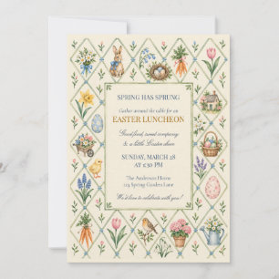 Easter Luncheon Family Invitation