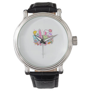 Easter Mama Bunny Ears Coquette Bow Easter Rabbit Watch