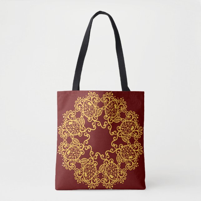 Easter Mandala Tote Bag (Front)