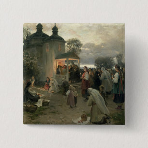 Easter Matins 15 Cm Square Badge