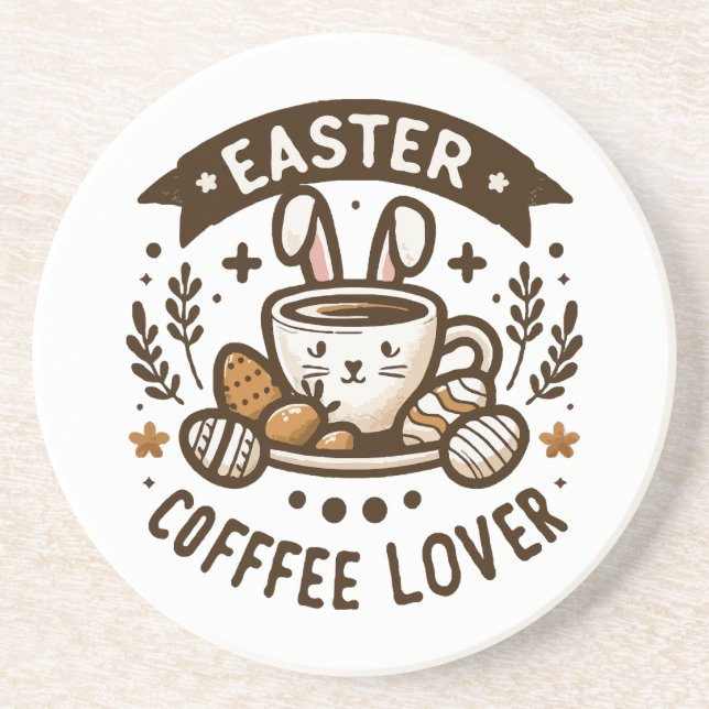 Easter Morning Brew Coaster (Front)