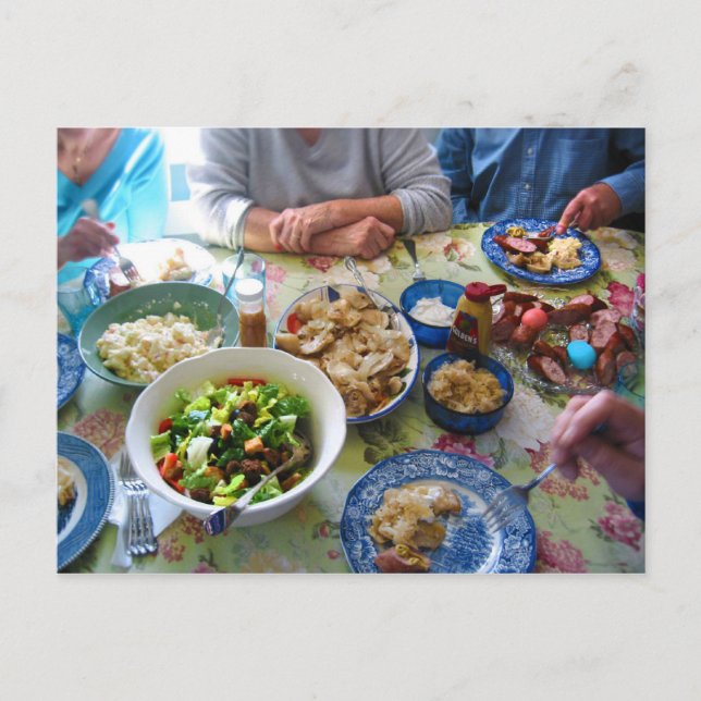 Easter Morning Holiday Postcard (Front)