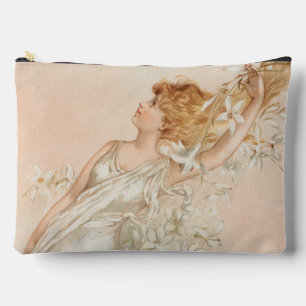"Easter Morning" - Vintage Print, L. Prang & Co. Accessory Pouch