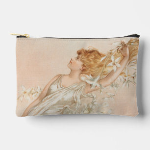 "Easter Morning" - Vintage Print, L. Prang & Co. Accessory Pouch