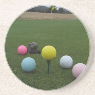 Easter mountain golf course coaster