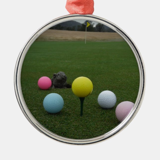Easter mountain golf course metal tree decoration (Front)