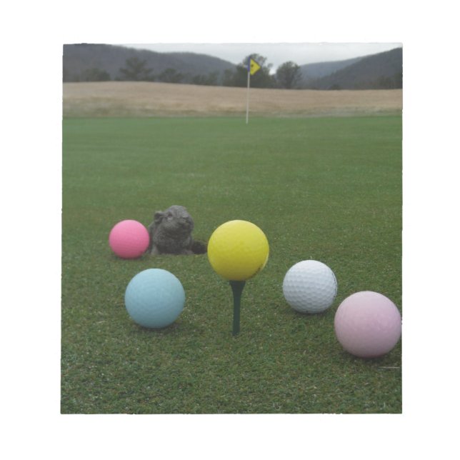 Easter mountain golf course notepad (Front)