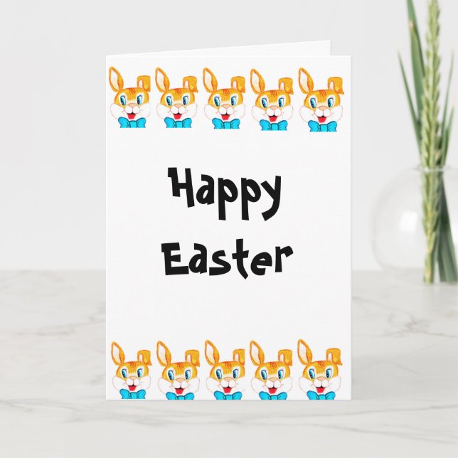 EASTER, MR. JACK RABBIT card (Front)
