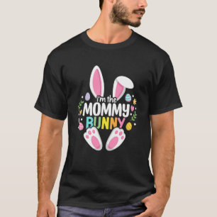 Easter Mummy Bunny Mum Happy Easter Day Family Mat T-Shirt