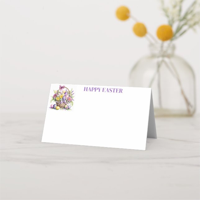 Easter Name Place Card (Front)