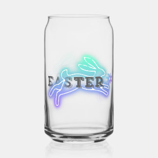 Easter Neon Collection-Shining Easter Festival Can Glass