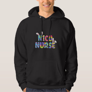 Easter Nicu Nurse Cute Bunny Ears Happy Easter Egg Hoodie