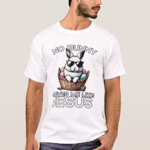 Easter No Bunny Loves Me Like Jesus Christian Men T-Shirt