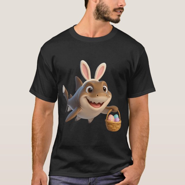 Easter Oceanic Whitetip Shark T-Shirt (Front)