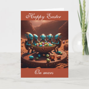 Easter on mars card