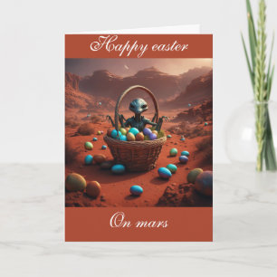 Easter on mars card