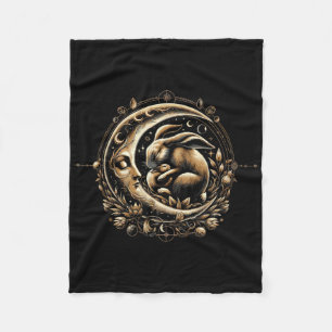 Easter Ostara Eostre Pagan Witchcraft Spring Moon Fleece Blanket