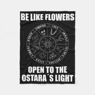 Easter Ostara Eostre Pagan Witchcraft Spring Moon  Fleece Blanket