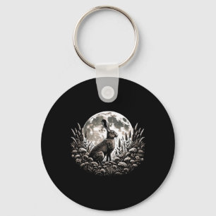 Easter Ostara Eostre Pagan Witchcraft Spring Moon Key Ring