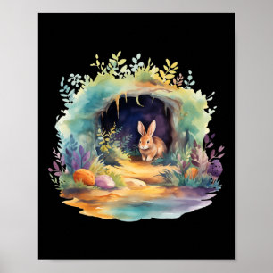 Easter Ostara Eostre Pagan Witchcraft Spring Moon  Poster