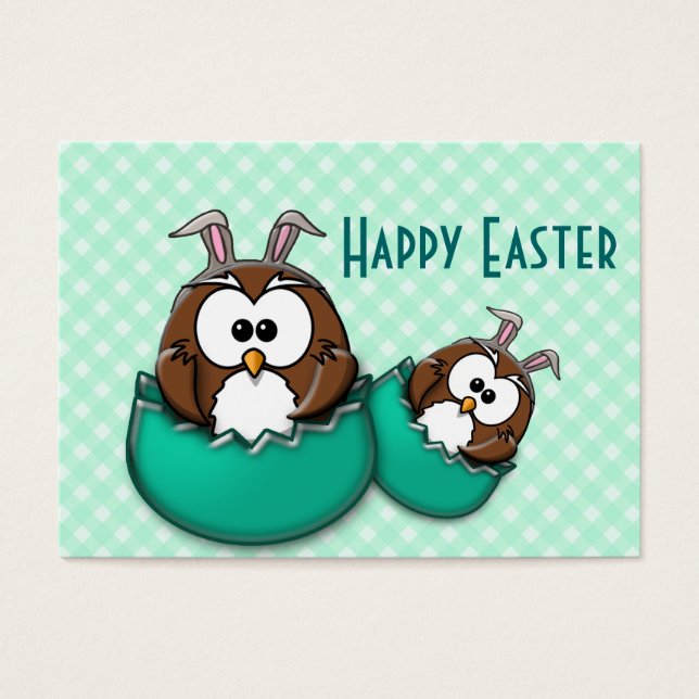 Easter owl - green (Front)