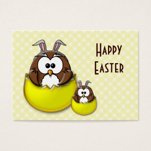 Easter owl - yellow