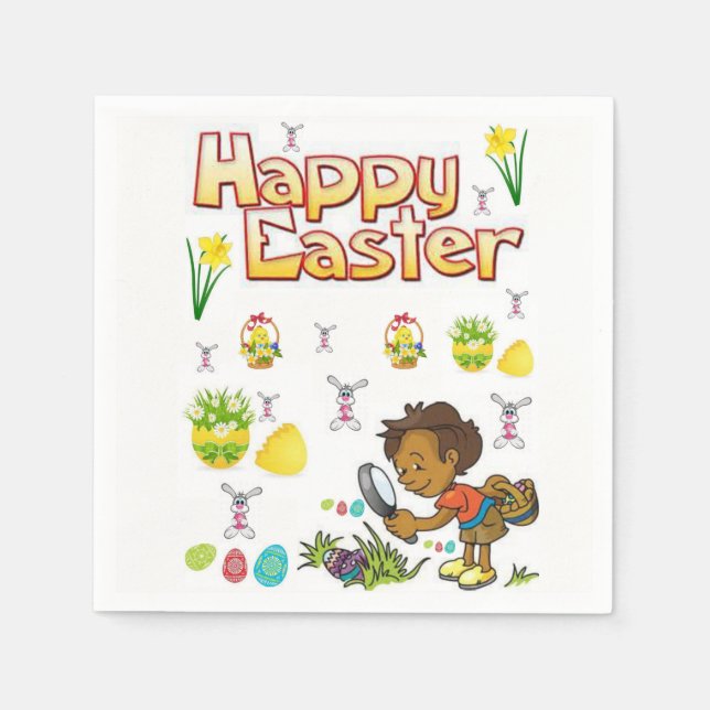 Easter Paper Napkins (Front)
