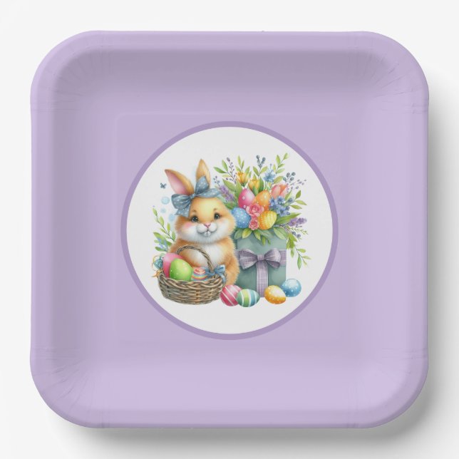 Easter  paper plates (Front)