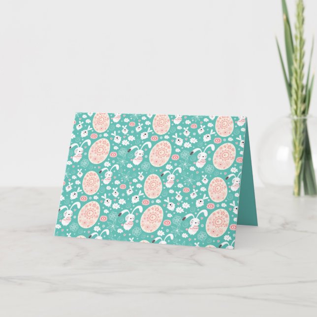 Easter Parade Greeting Card (Blank) (Front)