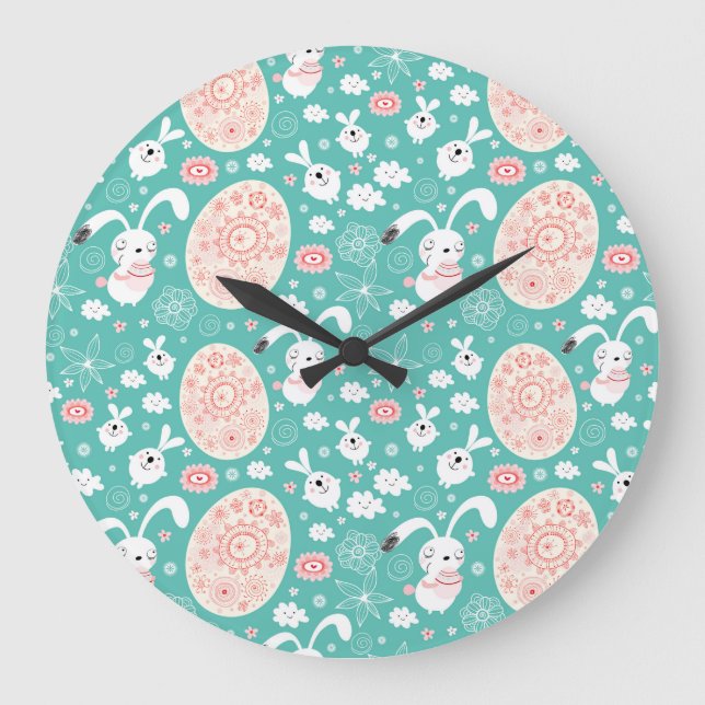 Easter Parade Wall Clock (Front)