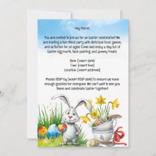 Easter Party Invitation card 