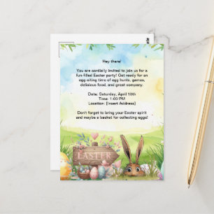 Easter Party Invitation card