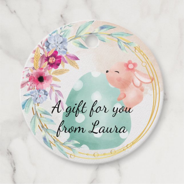 Easter party thank you  favour tags (Front)
