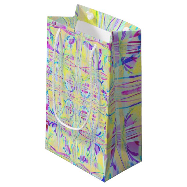 Easter Pastel Abstract Design Gift Bag (Front Angled)