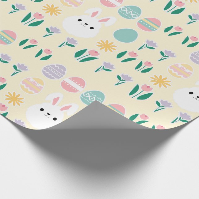Easter Pattern Wrapping Paper (Corner)
