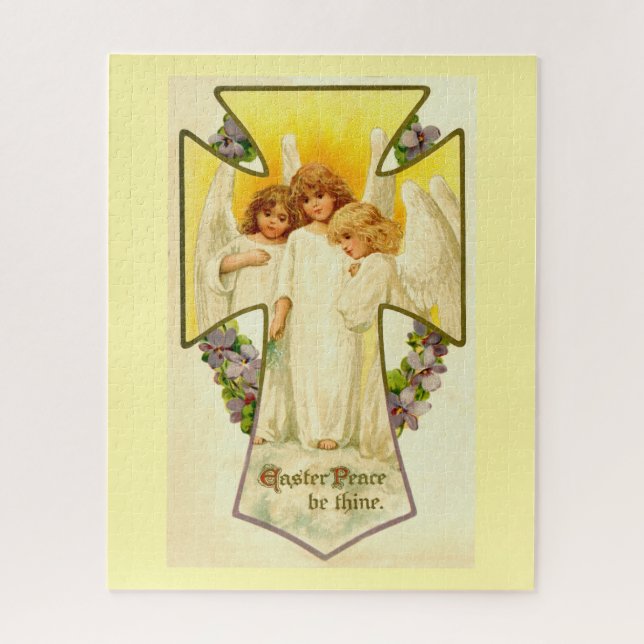 Easter peace be thine religious jigsaw puzzle (Vertical)