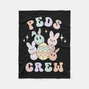 Easter Peds Nurse Bunny Emergency Squad Paediatric Fleece Blanket