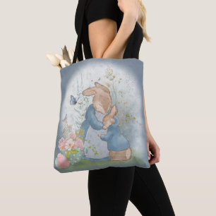 Easter Peter Rabbit Tote Bag