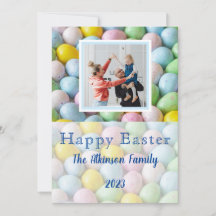 Easter Photo Card, Instant Download Option