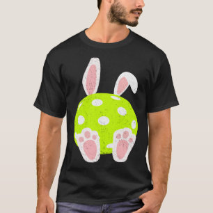 Easter Pickleball Bunny Ears Ball Cute Rabbit Spo T-Shirt
