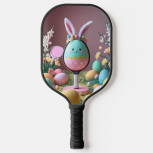 Easter Pickleball Fun – Bunny & Egg Paddle Design