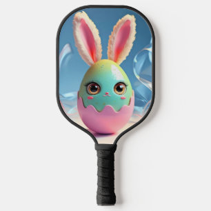 Easter Pickleball Fun – Bunny & Egg Paddle Design