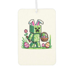 Easter Pixel Gaming Bunny Egg Hunting Car Air Freshener