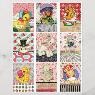 Easter Pocket Cards Easter ATC cards