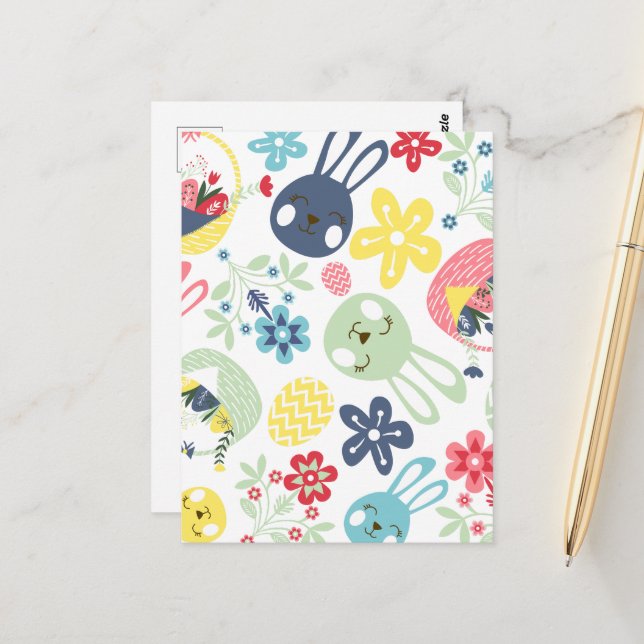 Easter  postcard (Front/Back In Situ)