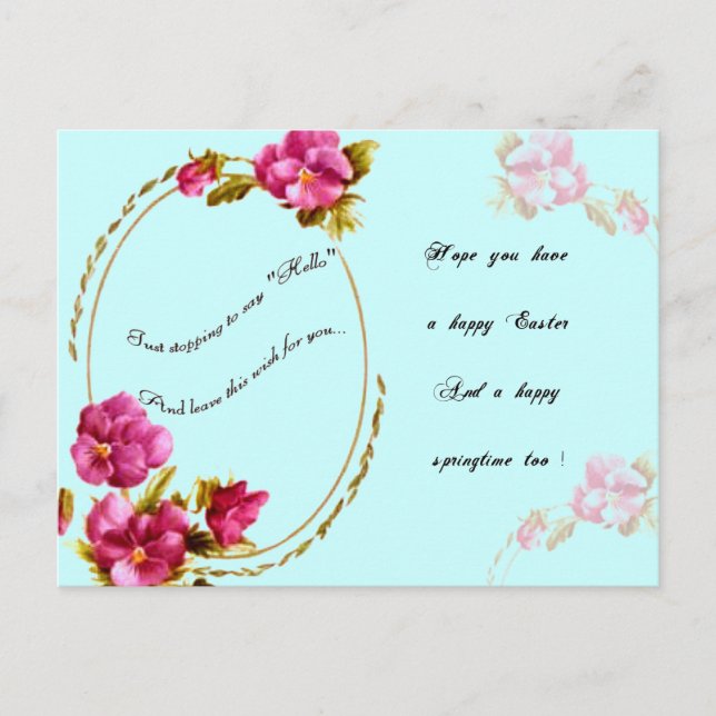 Easter Postcard (Front)